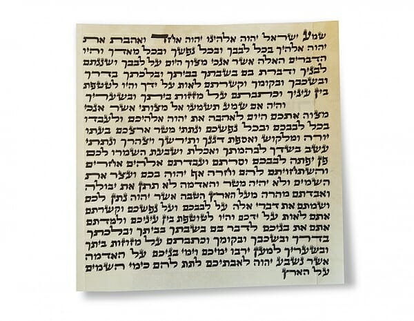 kosher Jewish Blessing for 7/10/12/15 Mezuzah case Kosher L'mehadrin Mezuzah Parchement Kosher Mezuzah Scroll made from parchment