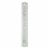 Clear Plastic Mezuzah Case with Shema Israel Plate 12 cm